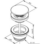 Damixa Silhouet Korek klik klak stal pvd 238704600
