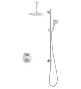 Damixa Silhouet Zestaw prysznicowy podtynkowy element zewnętrzny stal PVD 571294600