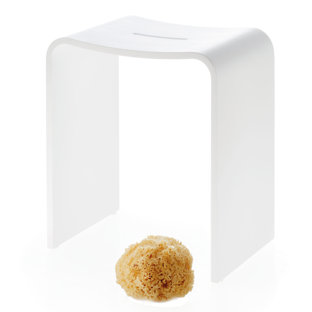 Decor Walther STONE STOOL Stołek prysznicowy Biały 0974750