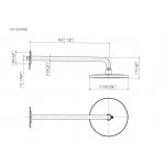 DornBracht Deszczownica z podłączeniem ściennym chrom 2864967000