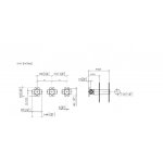 DornBracht Element podtynkowy do baterii ściennej, zmienne położenie 3571297090