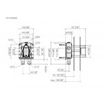 DornBracht Element podtynkowy termostat podtynkowy z wstępnym odcięciem 3542697090