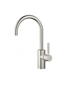 DornBracht Meta Bateria umywalkowa z korkiem automatycznym wylewka wygięta platyna mat 3356066106