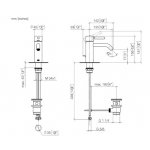 DornBracht Meta Bateria umywalkowa z korkiem automatycznym chrom 3350266000