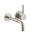 DornBracht Meta Bateria umywalkowa ścienna z mieszaczem na pojedynczych rozetach element zewnętrzny chrom 3686266000