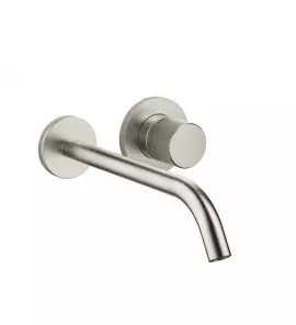 DornBracht Meta Pure Bateria umywalkowa ścienna z mieszaczem element zewnętrzny platyna mat 3686166406