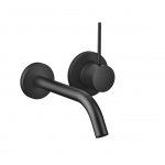 DornBracht Meta Slim Bateria umywalkowa ścienna z mieszaczem element zewnętrzny platyna mat 3686066206