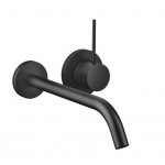 DornBracht Meta Slim Bateria umywalkowa ścienna z mieszaczem element zewnętrzny platyna mat 3686166206