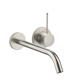 DornBracht Meta Slim Bateria umywalkowa ścienna z mieszaczem element zewnętrzny platyna mat 3686166206