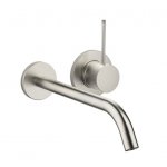 DornBracht Meta Slim Bateria umywalkowa ścienna z mieszaczem element zewnętrzny platyna mat 3686166206