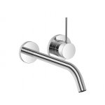 DornBracht Meta Slim Bateria umywalkowa ścienna z mieszaczem element zewnętrzny platyna mat 3686166206