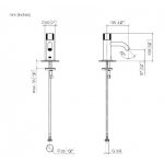 DornBracht Meta Zawór stojący woda zimna czarny mat 1750066033