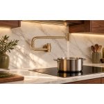      Dornbracht TARA ULTRA Pot Filler bateria do napełniania garnków, Brushed Champagne 30805875-46  W MAGAZYNIE (K)