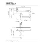      Dornbracht TARA ULTRA Pot Filler bateria do napełniania garnków, Brushed Champagne 30805875-46  W MAGAZYNIE (K)