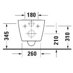   Duravit Bento Starck Box Miska bezrantowa 57x37,3 z deską wolnoopadającą biały połysk 45930920A1