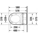       Duravit SensoWash D-Neo Compact Miska wisząca z deską sedesową myjącą biały 654000012004300 TYLKO 1 SZT W TAKIEJ CENIE 