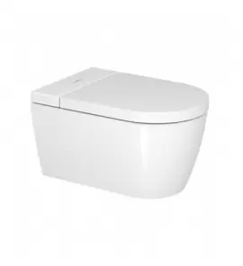    Duravit SensoWash Starck f Lite Compact Miska wisząca z deską sedesową myjąca biała 650001012004310 OSTATNIA SZTUKA W TAKIEJ CENIE 