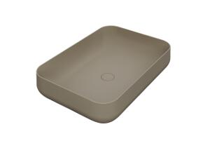 Esedra Qube 3 Umywalka Stawiana na Blat 62x44 cm sabbia SALVQ3