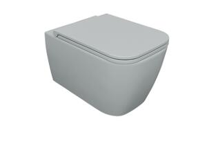 Esedra Quadra WC Wiszący NO-RIM 54x36 cm ghiaccio GHWCSQDR