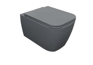 Esedra Quadra WC Wiszący NO-RIM 54x36 cm magnesio MGWCSQDR