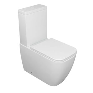 Esedra Quadra Miska WC do kompaktu 65x35 cm biała WCMQD