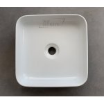   Eto Clo Umywalka stawiana na blat 38x38 cm biały 00819101 WIETRZENIE MAGAZYNÓW!!