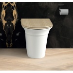 Eto Lili Miska WC stojąca 56x38 cm biała 026291GW