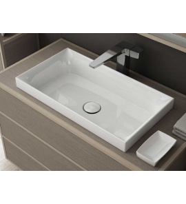 Eto Ulm Umywalka wpuszczana w blat 60x33 cm biały 01819001