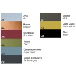 Falper Controstampo Umywalka wolnostojąca 46x46xh84 cm corten WA7CO