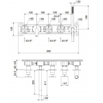 Fantini Element Montażowy Podtynkowy 47 00 P019A