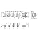 Firma Carlo Frattini Park Lane Element podtynkowy F2463/1