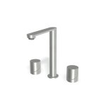Firma Carlo Frattini Slide Bateria umywalkowa z korkiem klik klak inox F5811/HINOX