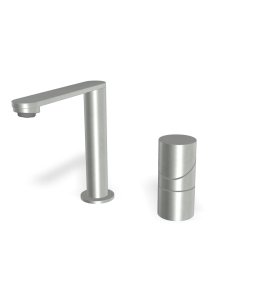Firma Carlo Frattini Slide Bateria umywalkowa z korkiem klik klak inox F5841INOX