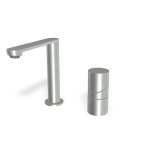 Firma Carlo Frattini Slide Bateria umywalkowa z korkiem klik klak inox F5841INOX