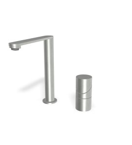 Firma Carlo Frattini Slide Bateria umywalkowa z korkiem klik klak inox F5841/HINOX