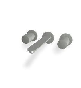 Firma Carlo Frattini Slide Bateria umywalkowa z korkiem klik klak podtynkowa element zewnętrzny inox F5811L/5INOX