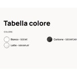 Flaminia Acquafood Zlew kuchenny podwójny stawiany na blat 100x60 latte matt 5051AFLAT