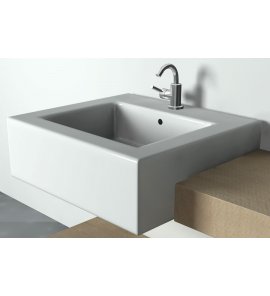   Flaminia Acquagrande Umywalka półwpuszczana w blat 60x55 cm Biały 5053 W MAGAZYNIE!!