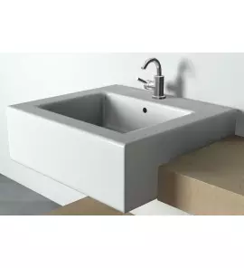   Flaminia Acquagrande Umywalka półwpuszczana w blat 60x55 cm Biały 5053 W MAGAZYNIE!!