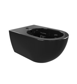 Flaminia App Bidet wiszący 54x36 czarny połysk AP218NER