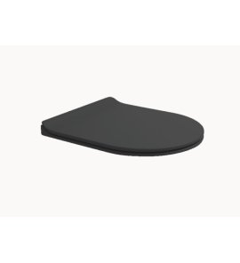 Flaminia App Deska sedesowa wolnoopadająca slim Carbon Czarny Mat QKCW09CAR 