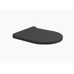 Flaminia App Deska sedesowa wolnoopadająca slim Carbon Czarny Mat QKCW09CAR 