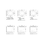 Flaminia App Deska sedesowa wolnoopadająca slim Carbon Czarny Mat QKCW09CAR 