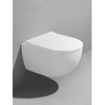 Flaminia App Miska 48,5x36 z deską wolnoopadającą biały połysk AP119+QKCW07