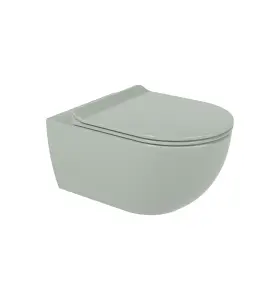 Flaminia App Miska 54x36 z deską wolnoopadającą verde giada glossy AP118SVG+QKCW09VG
