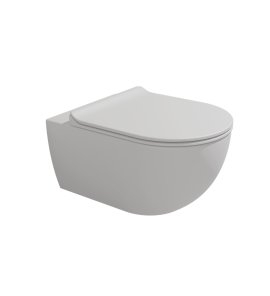 Flaminia App Miska 54x36 z deską wolnoopadającą slim latte matt AP118SLAT+APCW10LAT