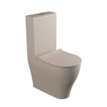 Flaminia App Miska 58x36 z deską wolnoopadającą i spłuczką argilla matt KITAP116GARG