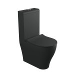 Flaminia App Miska 58x36 z deską wolnoopadającą i spłuczką carbone matt KITAP116GCAR