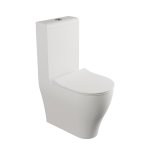 Flaminia App Miska 58x36 z deską wolnoopadającą i spłuczką latte matt KITAP116GLAT