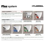 Flaminia App Miska bezrantowa 58x36 z deską wolnoopadającą slim i spłuczką biały połysk AP116RG+APCW07+AP39